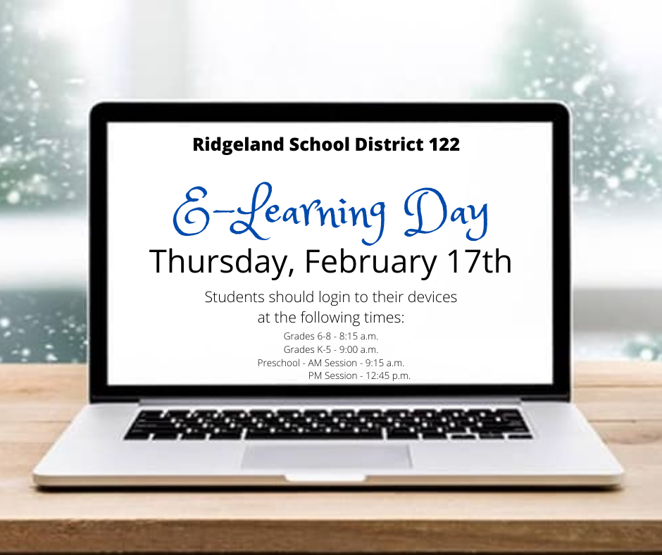E-Learning Day Notice - February 17th